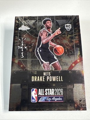 2025-26 Topps Chrome - Cactus Jack NBA All Star  - Drake Powell ROOKIE Nets