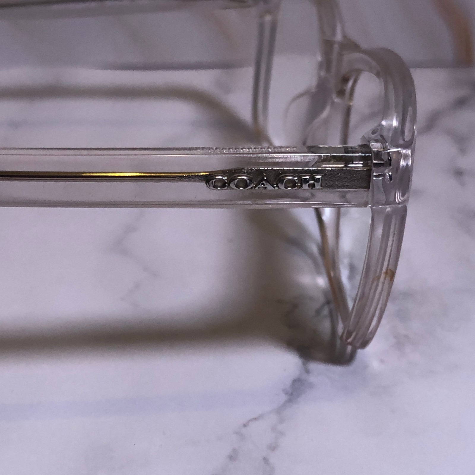 Coach HC6166U 5111 Crystal Clear Transparent Eyeglass Frames 54-18-145