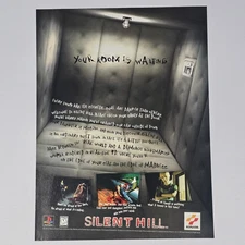 Silent Hill PlayStation 1 PS1 Your Room Print Ad/Poster Promo Art