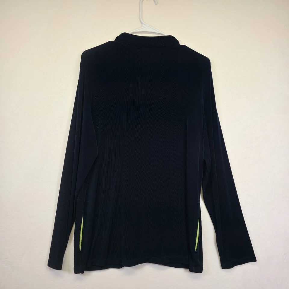 Citiknits Jacket Womens L Blue Lightweight Stretch Slinky Minimalist Sleek - Image 4 of 4