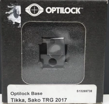 Sako/Tikka Optilock Scope Base Blue S13269738  Fits Tikka T3/T3x & Sako TRG 2017
