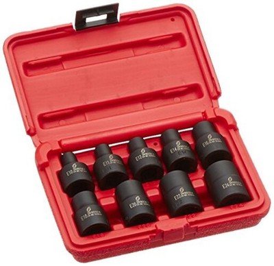 SUNEX TOOLS 2690SE 1/2 External Star 1/2'' Drive External Star Impact Socket Set