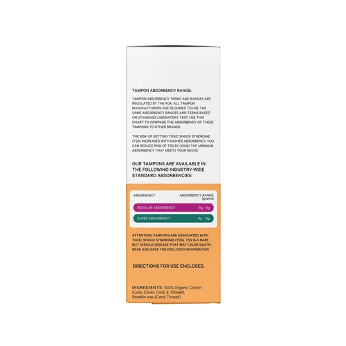 The Honey Pot Company - Multipack - 54 ct - 100% Organic Tampons w/Bio Plasti... - Picture 7 of 8