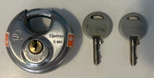 CHATEAU C 960 Heavy Duty Stainless Steel Lock With 2 Keys Tested