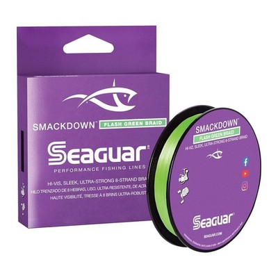 SEAGUAR Smackdown Ultra Strong No Stretch 8 Strand Performance Braid - Sizes