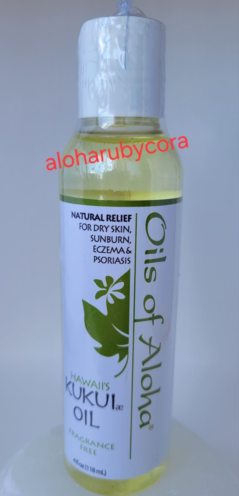 S Of Aloha 100% Kukui Nut Oil Fragrance Free 4oz *best For E