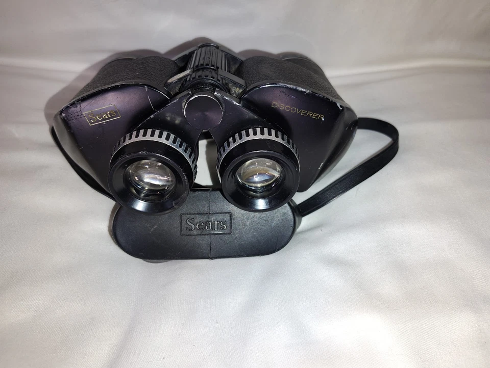 Vintage Sears Binoculars Model 583 25190 15 X 35 mm Quick Focus Carrying Case - Image 3 of 3