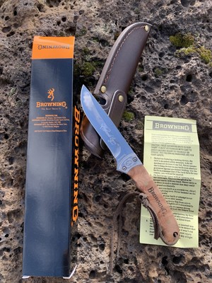 BROWNING Whitetail Legacy Fixed Blade Hunting, Camping, Utility 
