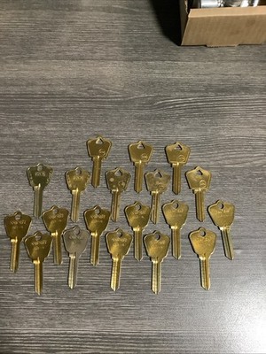Lot Of 19 US Lock Residential Commercial  AR4 1179A Key Blank Uncut Brass 6 Pin