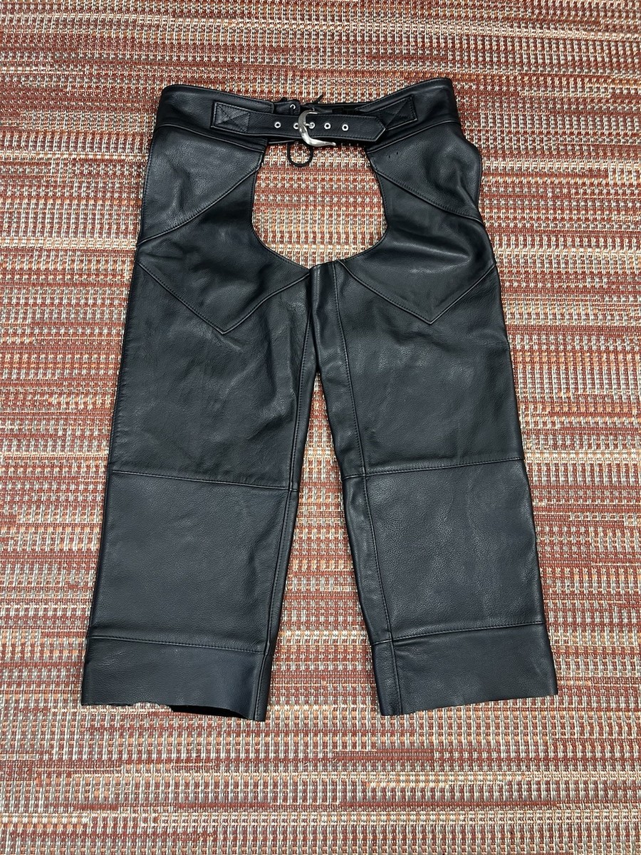 Harley Davidson Chaps Large Short (Bottom Has Been Cut) Made Is USA