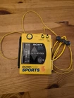 Vintage 1986 Sony WM-F73 Sports Walkman Yellow-Radio Works**Read Description**