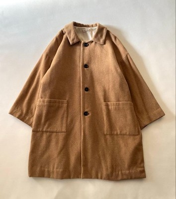 ICHI Antiquites Cashmere blend Camel Mossa coat Near MINT
