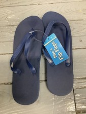 NEW MEN'S FLIP FLOPS BLUE S 7/8