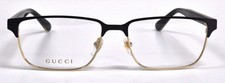 Gucci Vintage Eyeglasses- NOS- Mod. GG0383O 004- Gold  Black