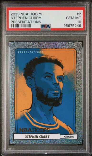 2023 NBA HOOPS Stephen Curry Presentations #2 PSA 10