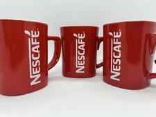 1 New Original Nescafe Red Cup Mug Coffee Ceramic Collectible 8oz