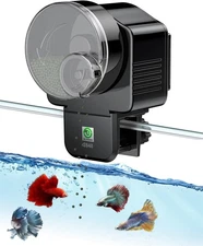 Pawfly Automatic Fish Feeder 60ml Timer Food Dispenser for Aquarium Pellets Stri