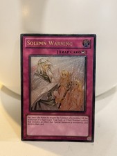Solemn Warning (UTR) DREV-EN077 Duelist Revolution Unlimited Ultimate Rare LP
