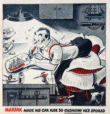1951 Texaco Gas & Oil Marfak Advertisement Lubrication Automotive Vintage DWX11C