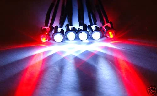 LED RC Light Set Traxxas 1/16 Summit REVO slash losi sct sc erevo  4W2R JR JST - Image 4 of 4