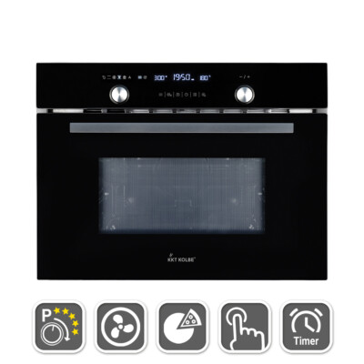 Einbau Mikrowelle 60cm 44L Grill Umluft Heißluft Pizzafunktion Automatik-Timer