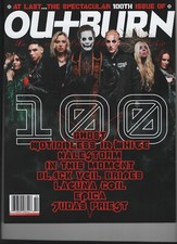 GHOST MOTIONLESS IN WHITE HALESTORM OUTBURN MAGAZINE NUMERO 2022 #100