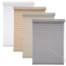 Changshade CUSTOM SIZE Corded&Light Filtering Shangri-La Shades Roller Shades