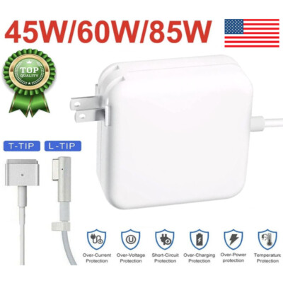 45W 60W 85W AC Power Adapter Charger L-tip T-Tip Magnetic For