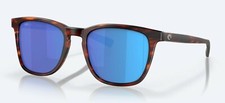 Costa Del Mar Sullivan Matte Tortoise / Blue Mirror Polarized Glass 580G - NEW