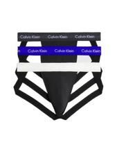 NWT. Calvin Klein. 3 Pack. Cotton Stretch Jock Strap. Multicolor. MRSP. 42.50