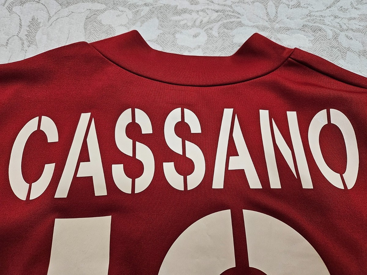 2004/2005 AS Roma Cassano Diadora Mazda Home Vintage Football