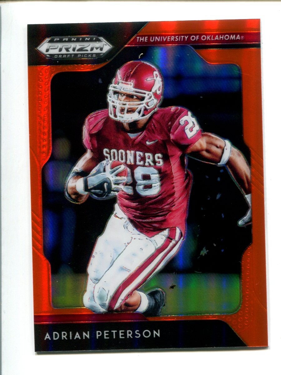 2019 Panini Prizm Draft Red Prizm #5 Adrian Peterson 🏈