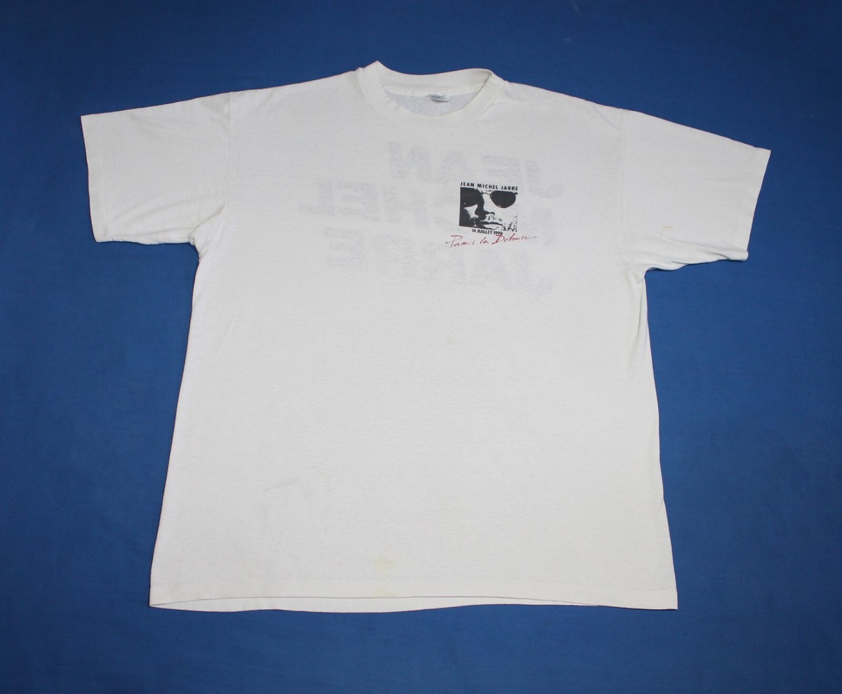 90s Vintage Jean Michel Jarre Shirt Paris La Defense 1990 