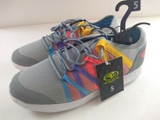 BRAND NEW GIRLS SIZE 5 ATHLETIC WORKS RAINBOW RUNNER ATHLETIC SHOES Sku 62