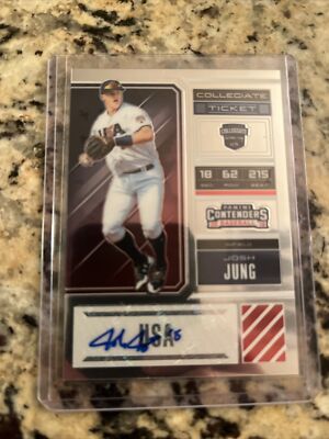 2018 Panini Elite Extra Edition Josh Jung Contenders USA Auto #/99