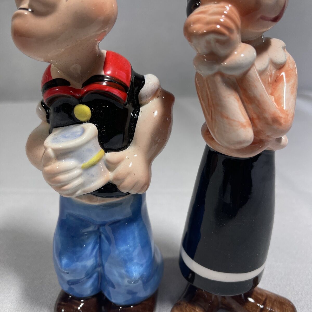 スケールモデル 新作 Popeye & Olive Oyl Salt/Pepper Shakers Vandor Imports その他