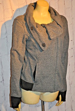 Lululemon Karmacollected Jacket gray full zipper front Women's size 8