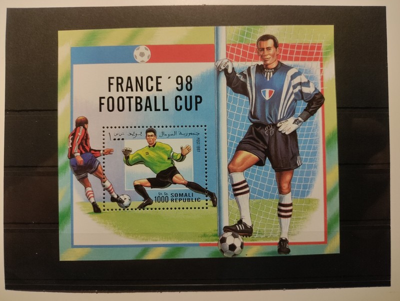 1997 Somalia Souvenir Sheet(WM'98-France),MNH,OG