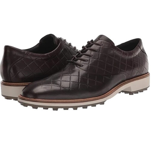 Sz 9 D FLORSHEIM FROGS Men Golf Shoes Two Tone Brown Suede  display picture 2