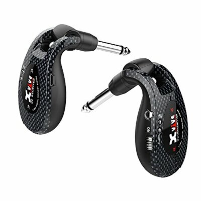 Xvive E-Gitarre Digital Wiederaufladbar Drahtlos System Live Stage Carbon U2
