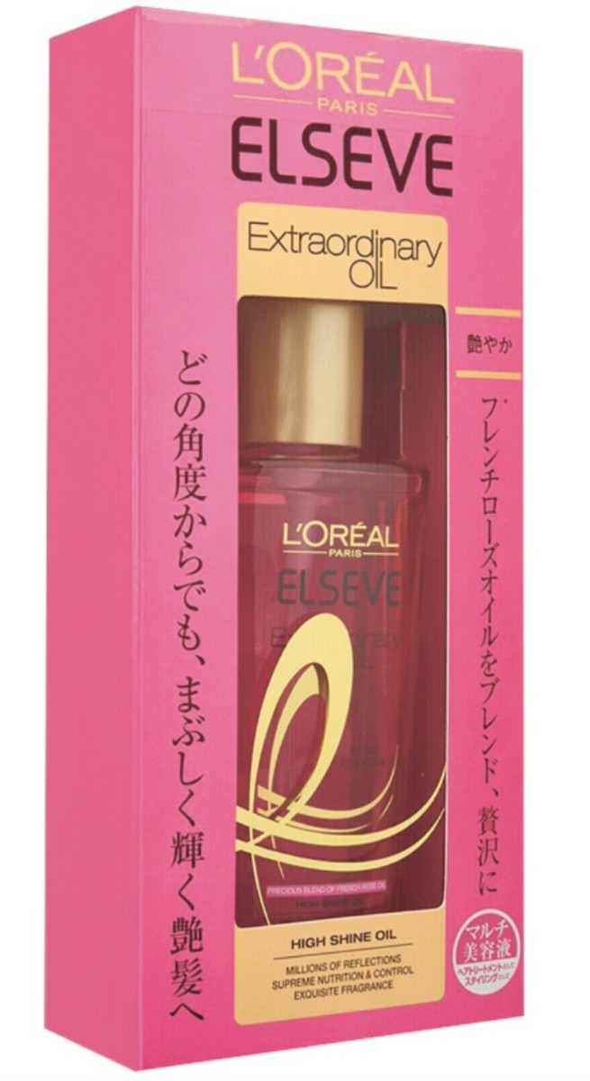 L'Oreal Paris ELSEVE Extraordinary High Shine Leave on Oil Pink