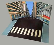 Custom Display Retro Comic Book City Marvel DC 3.75 Inch Scale Free Shipping