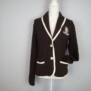 ralph lauren knit cotton blazer
