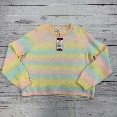 BB Dakota Steve Madden Yellow Ombré Multicolor Sweater