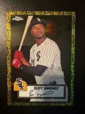 2021 Chrome Platinum Anniversary Black & Gold 70th Refractor /10 Eloy Jimenez