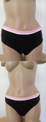 Bikini Short oder Hose Savannah Bay von Sapph schwarz/weiß Slip Gr. S   XL
