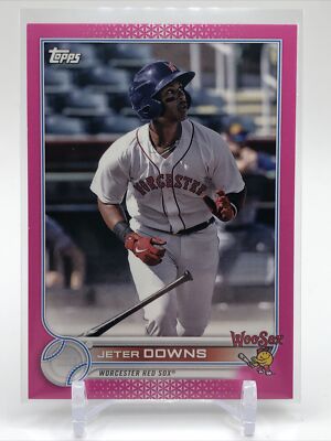 2022 Topps Pro Debut Jeter Downs #’d 17/199 Fuchsia Parallel Boston Red Sox