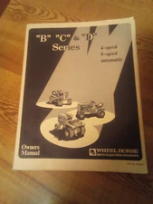 Wheel Horse C-161 D-160 D-200 Garden Tractor Lawn Mower Operators Owners Manual