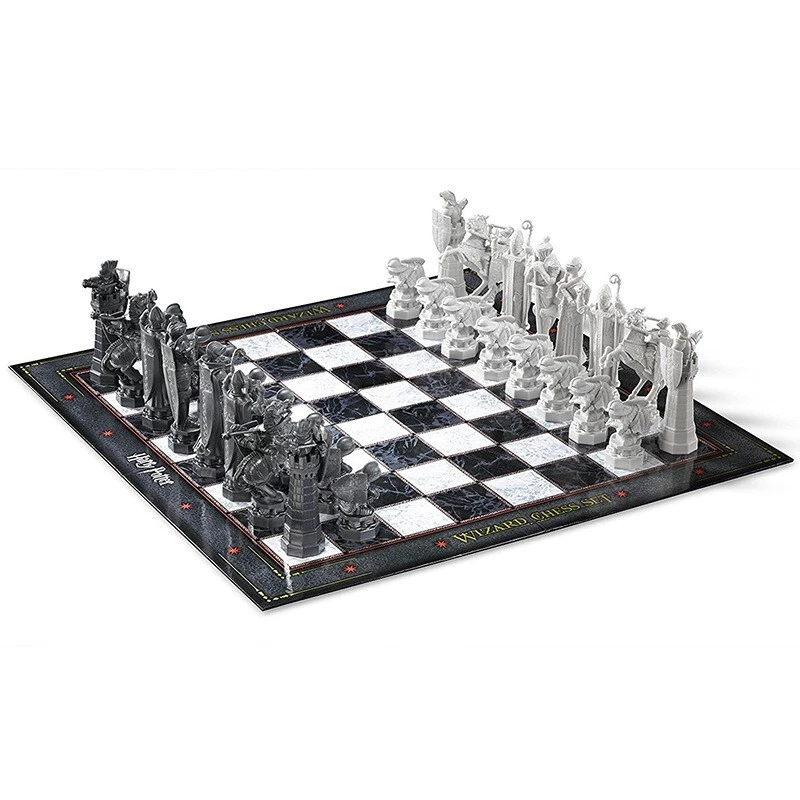 Harry Potter Wizard Chess Board Set Handmade Official Warner Brothers Game Toy - Image 4 of 4