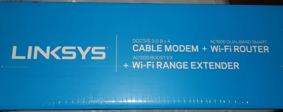 NIB Linksys F5Z0644 All-in-One Home Wi-Fi Bundle: Cable Modem Router + Extender - Image 2 of 4
